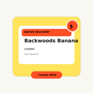 Backwoods Banana Authentic Cigars